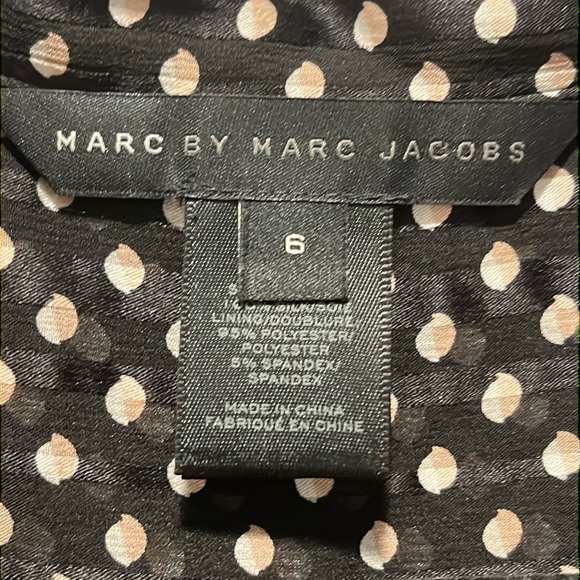 Marc Jacobs 100 % Silk sheer dress Women’s Size 6 - Picture 4 of 16